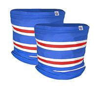 fan originals 2 Pack Snood Neck Scarf - Blue White Red Rangers Colours