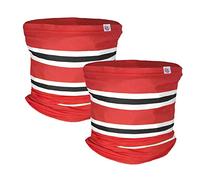 fan originals 2 Pack Snood Neck Scarf - Red White Black Sheffield Colours
