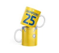 fan originals Leeds Champions 24/25 Mug Away Colours Yellow