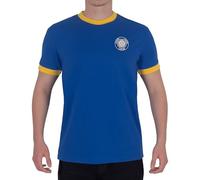 fan originals Leeds T-Shirt Mens Retro Crew Neck Rose Royal 3XL