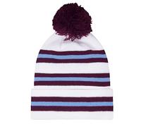 fan originals Retro Football Bobble Hat in Burnley Colours White