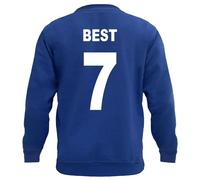 fan originals United 1968 European Colours Best 7 Sweatshirt Blue Medium