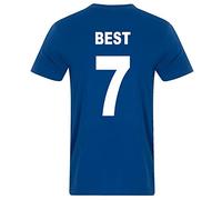 fan originals United 1968 European Colours Best 7 T-Shirt Blue Large
