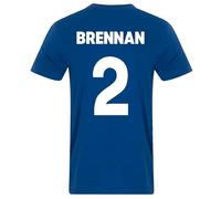 fan originals United 1968 European Colours Brennan 2 T-Shirt Blue XL