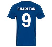 fan originals United 1968 European Colours Charlton 9 T-Shirt Blue Large