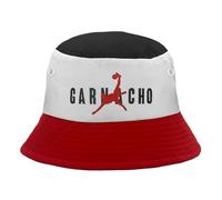 fan originals United Colours Tricolour Black White Red Garnacho Bucket Hat S/M