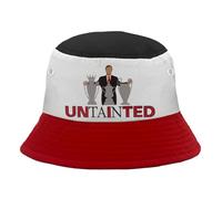 fan originals United Colours Tricolour Black White Red Treble Bucket Hat S/M