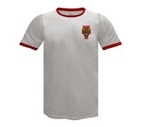 fan originals United Wembley 1958 Crest Mens T-Shirt Crew Neck White 3XL