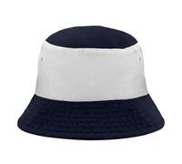 fan originals West Brom Colours Tricolour Navy White Bucket Hat S/M