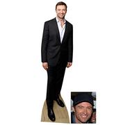 Fan Pack - Hugh Jackman Lifesize Cardboard Cutout/Standee - Includes 8x10 (20x25cm) Star Photo