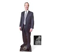 Fan Pack - Nigel Farage British Politician Lifesize Cardboard Cardboard 2D Standup/Cutout Plus 20x25cm Photo