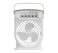 Fan | Personal Misters for Cooling,5 Hole Nozzle 600ml Water Tank Compact Equipment for Summer Camp Beach Outings Meditation Kitchen