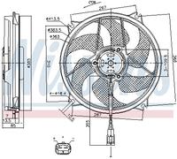 NISSENS 85790 Fan, radiator