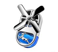 Fan Shaped Car Air Vent Perfume Clip Charming Aromatherapy Solution for a Delightful Driving Experience (Blue)