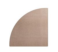 Fan Shaped Kitchen Carpet, Waterproof, Anti Slip, And Anti Fouling Floor Mat, Extremely Simple Home Decoration Products(Beige,80x80cm)
