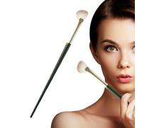 Fan-shaped Makeup Brush, Half Fan-Shaped Nose Shadow Brush, Nose Shadow Brush, Half Fan-Shaped, Soft Bristles Under Eye Rouge, Angled Brush, Makeup Highlighter Brush for