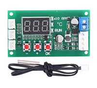 Fan Temperature Control Governor, PWM Fan Controller for EBM EC Fans, Digital 4 Wire Temp Module with 10V Signal, DC12 - 48V Wide Voltage Support for Industrial Cooling Systems
