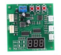 Fan Temperature -Controller for PWM 4-Wire DC Fans, Dual Channel Speed Regulator, with Temperature Display, DC 12V 24V 48V- Motor Control Module