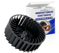 Fan Wheel for Motor for Tumble Dryer Ø 178 mm with Original Code C00738545 488000738545 for Whirlpool for Bauknecht for Indesit - Warranty 10 Years - MONTERAL