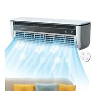 Fan with Air Conditioner - Cool Air Fan for Bedroom,Ventilator Device with Wireless Charging Cooler Function | for Space Optimization Indoor Outdoor Dorm RV Camping Travel Gym Bathroom Tabletop