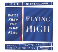 Fan Zone Kit for Chelsea Superfans - Chant Posters, Screen Strips and Entrance Sign Display Art Collection on Recycled Thick Card to Create a Great Bedroom, Gaming Zone or TV Area Blues Sanctuary