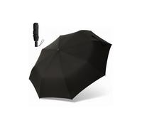 FANACAN Fold-in-3-Seconds Shape Memory Umbrella - Windproof Travel Umbrella with One-Touch Auto Open & Close, Compact Yet Strong, Rainproof Golf Umbrella for Men and Women, Black (Patented Tech)