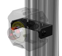 Fanatec Emergency Stop Mount - Compatible with Podium Kill Switch - Includes All Mounting Hardware - USA-Made Sim Racing Rig Bracket - Fits 8020 Aluminum Profile