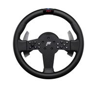 FANATEC Sim Racing CSL Steering Wheel P1 V2 (QR2 LITE) - Rubberised Grip, RevStripe, LED Display, Metal Shifter Paddles, QR2 LITE Wheel-Side Preinstalled - PC