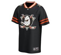 Fanatics Anaheim Ducks NHL Poly Mesh Supporters Jersey - M Black