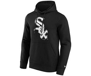 Fanatics Men's MLB Mid Essentials Crest Graphic Hoodie, Black (White Sox) 1311m, L