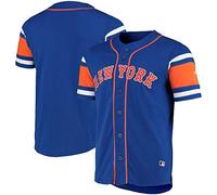 Fanatics New York Mets Mlb Cotton Supporters Jersey - L