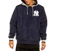 Fanatics New York Yankees Hooded Sateen MLB Jacket Navy