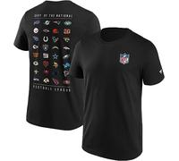 Fanatics NFL All Team Logo Men's T-Shirt Black NFL Sport, black, 3XL