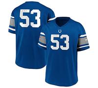 Fanatics NFL Indianapolis Colts Jersey Shirt Iconic Franchise Poly Mesh Supporters Jersey, mens, Team colours blue, M
