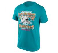 Fanatics NFL Miami Dolphins Champs T-Shirt Turquoise, turquoise, M