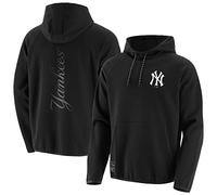 Fanatics NFL MLB Mono Men's Hoodie, Colour: Yankees (Black); Size: XL, yankees black