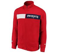 Fanatics NFL New England Patriots Iconic Past Present Track Jacket Training Jacket - Red - L