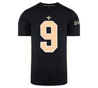 Fanatics NFL New Orleans Saints Drew Brees Black Mens T-Shirt MN06573DB