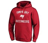 Fanatics NFL Tampa Bay Buccaneers Hoody Hooded Sweater Mono Team Arch Core Graphic Red