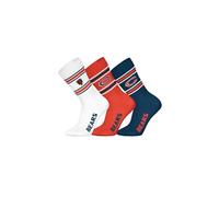 Fanatics NFL Team Crew Socks Pack of 3, Chicago Bears, 43-46