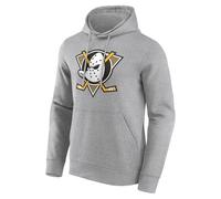 Fanatics NHL Anaheim Ducks Value Primary Grapic Logo Hoody Pullover, gray, XXL