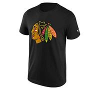 Fanatics - NHL Chicago Blackhawks Primary Logo Graphic T-Shirt Colour Black