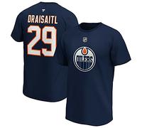 Fanatics NHL Edmonton Oilers Leon Draisaitl #29 T-Shirt Jersey - Blue - Medium