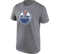 Fanatics - NHL Edmonton Oilers Primary Logo Graphic T-Shirt Colour Grey
