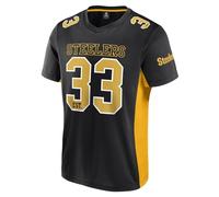Fanatics Pittsburgh Steelers Majestic NFL Players Poly Mesh Tee/T Shirt Black - 3XL