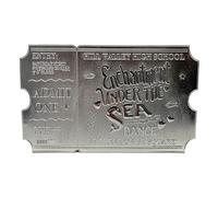 Fanattik Back to The Future-Limited Edition Silver Plated Ticket