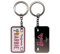 Barbie Car License Plate Limited Edition Keyring in Light Pink Barbie Light Pink