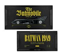 FaNaTtik Batman Batmobile Large Collectible Metal Ingot - Official Limited Edition 1989 Movie Memorabilia - Individually Numbered with Display Stand - 145 x 73.6mm, 5,000 Worldwide