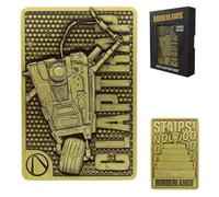 FaNaTtik Borderlands Claptrap Limited Edition Metal Ingot - Antique Brass Coloured Numbered Collectible (5000 worldwide)