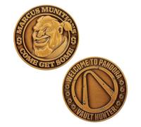 FaNaTtik Borderlands Marcus Munitions Limited Edition Coin (5000 worldwide) - Officially Licesned Collectible - Antique Gold 38mm, Individually Numbered